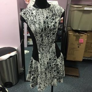 NEW Ted Baker Snake Jacquard Jersey Dress